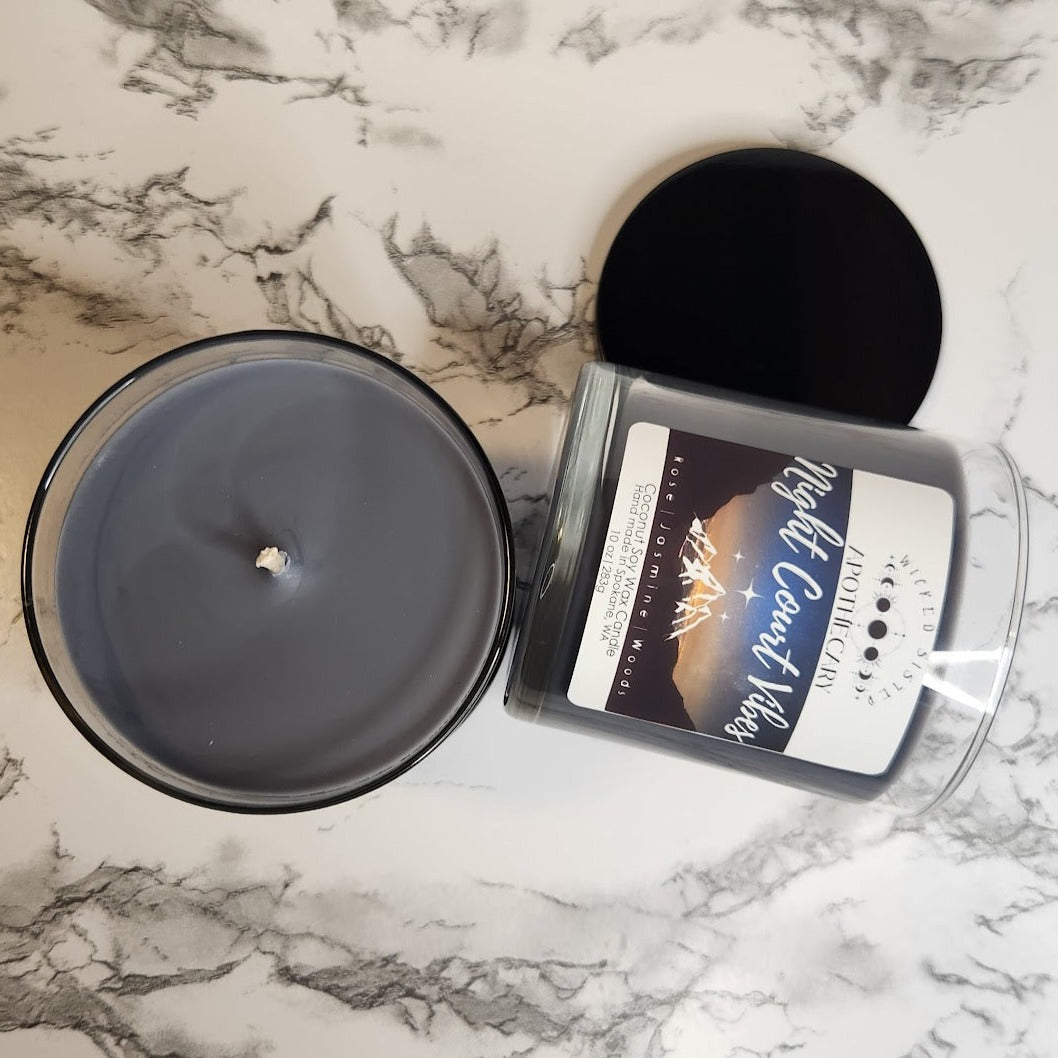 Night Court Vibes Coconut Soy Wax Candle