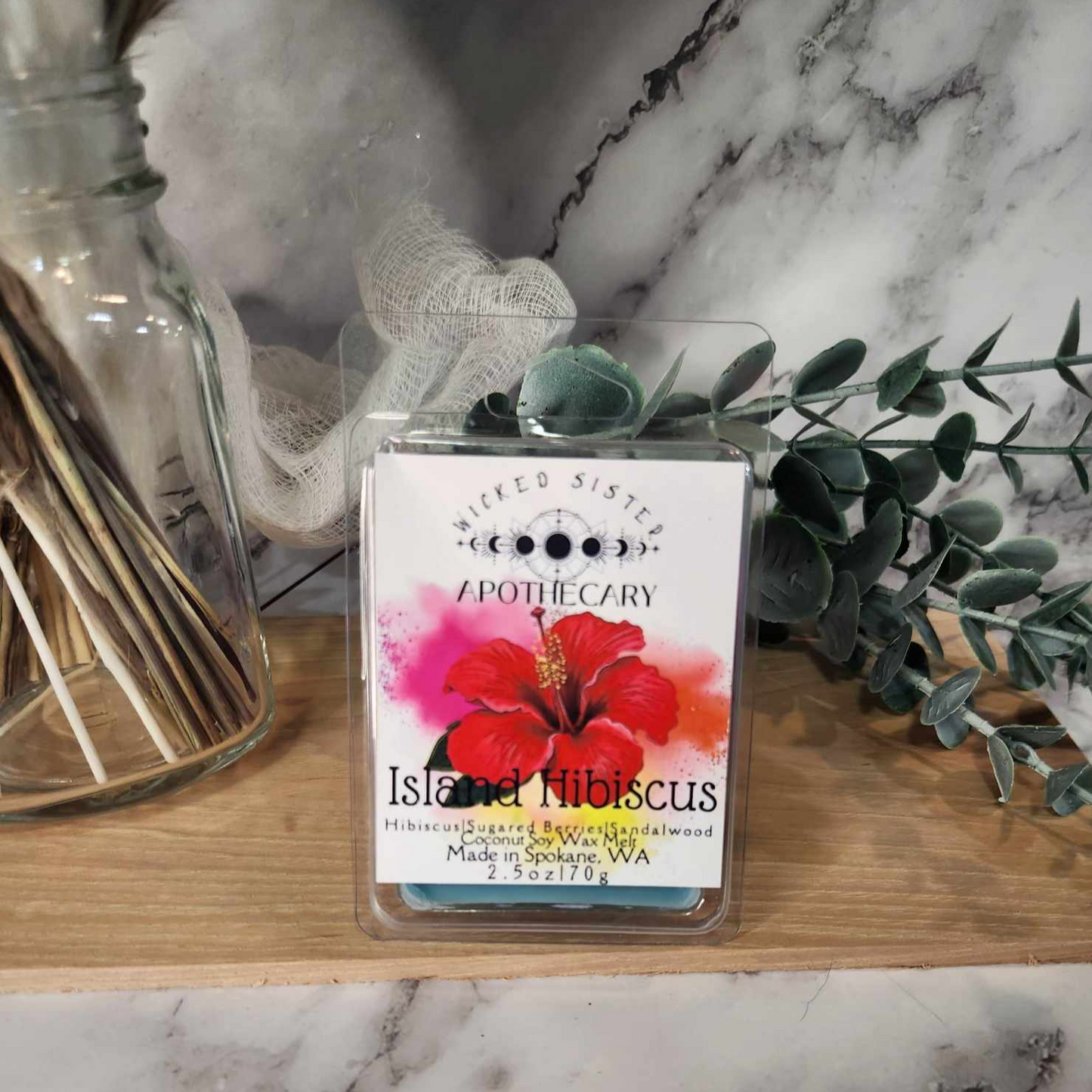 Island Hibiscus coconut soy melt