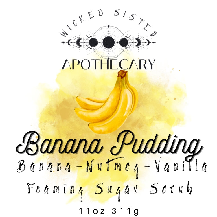 Banana Pudding Foaming Sugar Scrub