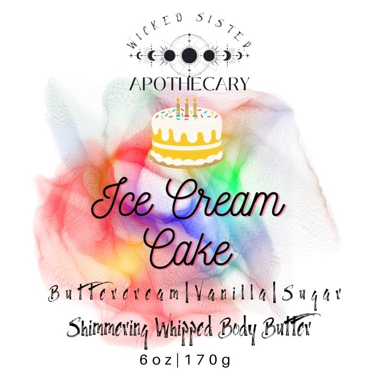Ice Cream Cake Shimmering Whipped Body Butter