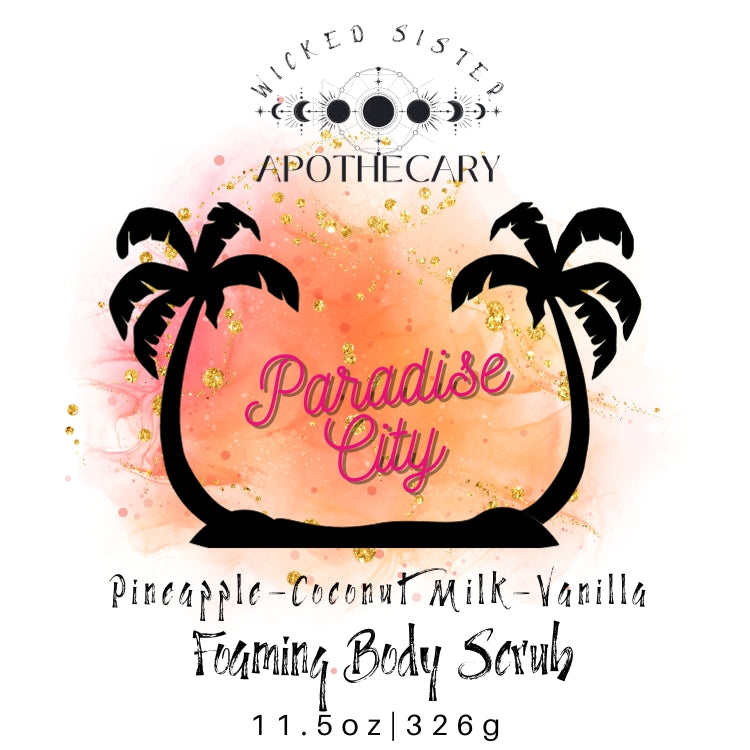 Paradise City Foaming Body Scrub
