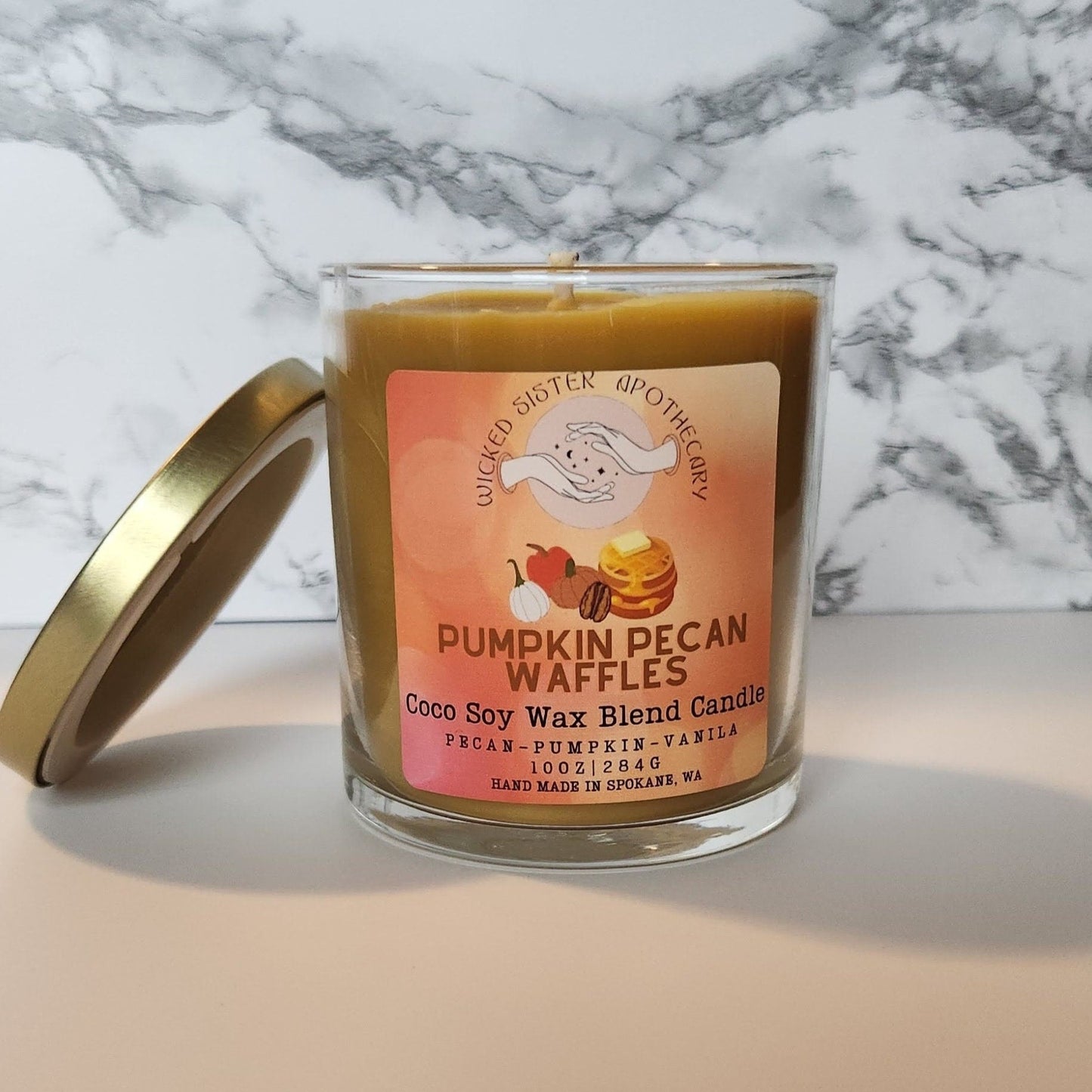 Pumpkin Pecan Waffles Coco Soy Wax Candle