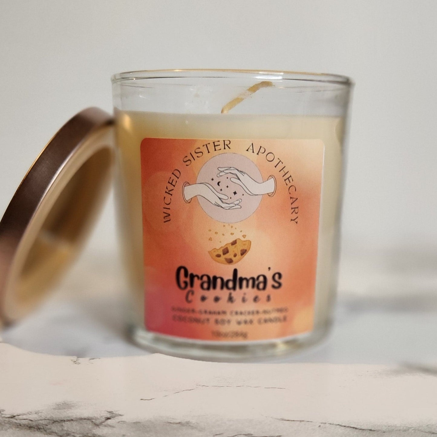 Grandma's Cookies coco soy wax candle