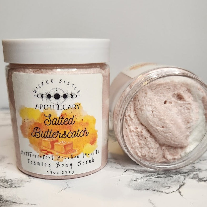 Salted Butterscotch Foaming Sugar Scub