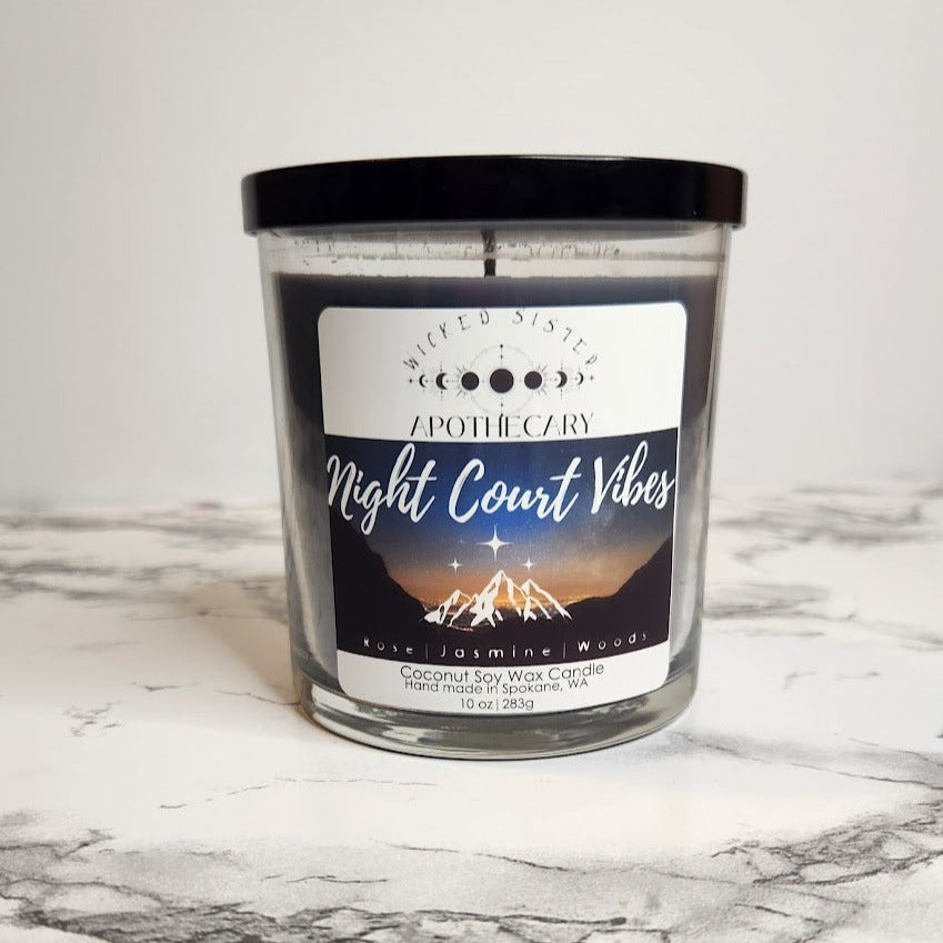 Night Court Vibes Coconut Soy Wax Candle