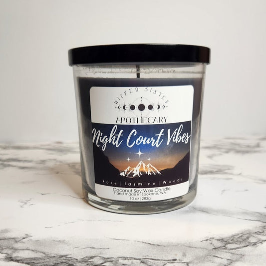 Night Court Vibes Coconut Soy Wax Candle