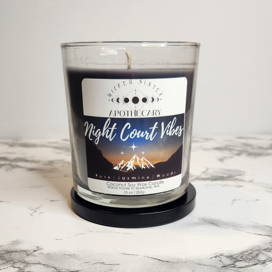 Night Court Vibes Coconut Soy Wax Candle