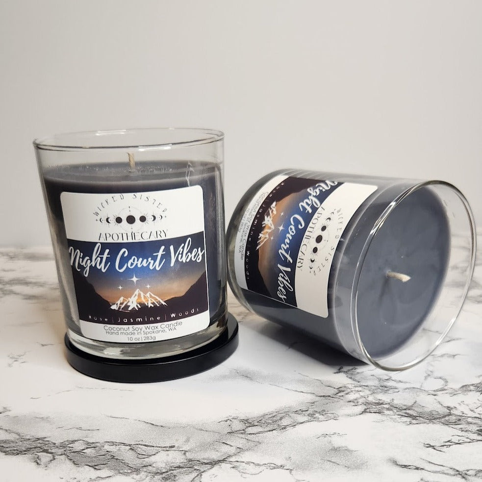 Night Court Vibes Coconut Soy Wax Candle