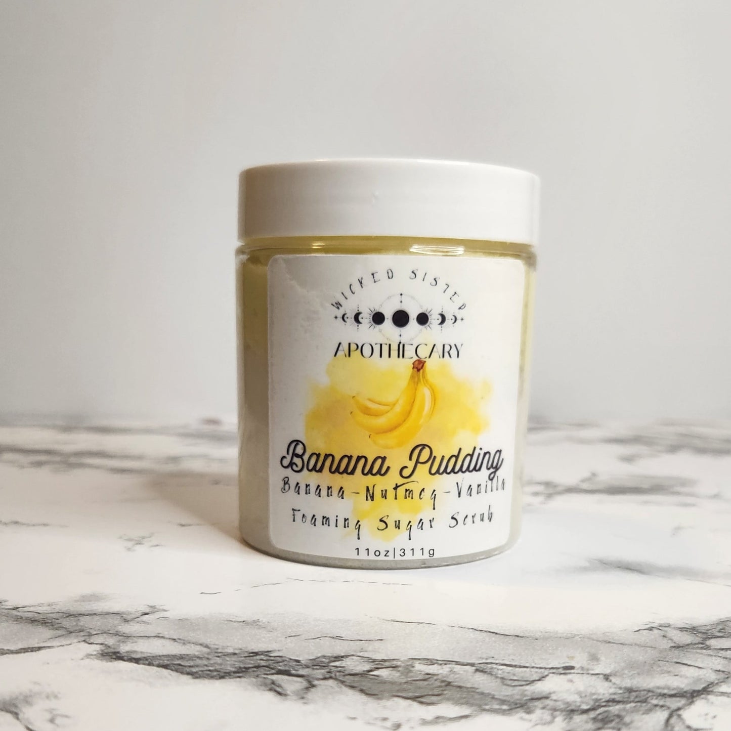 Banana Pudding Foaming Sugar Scrub