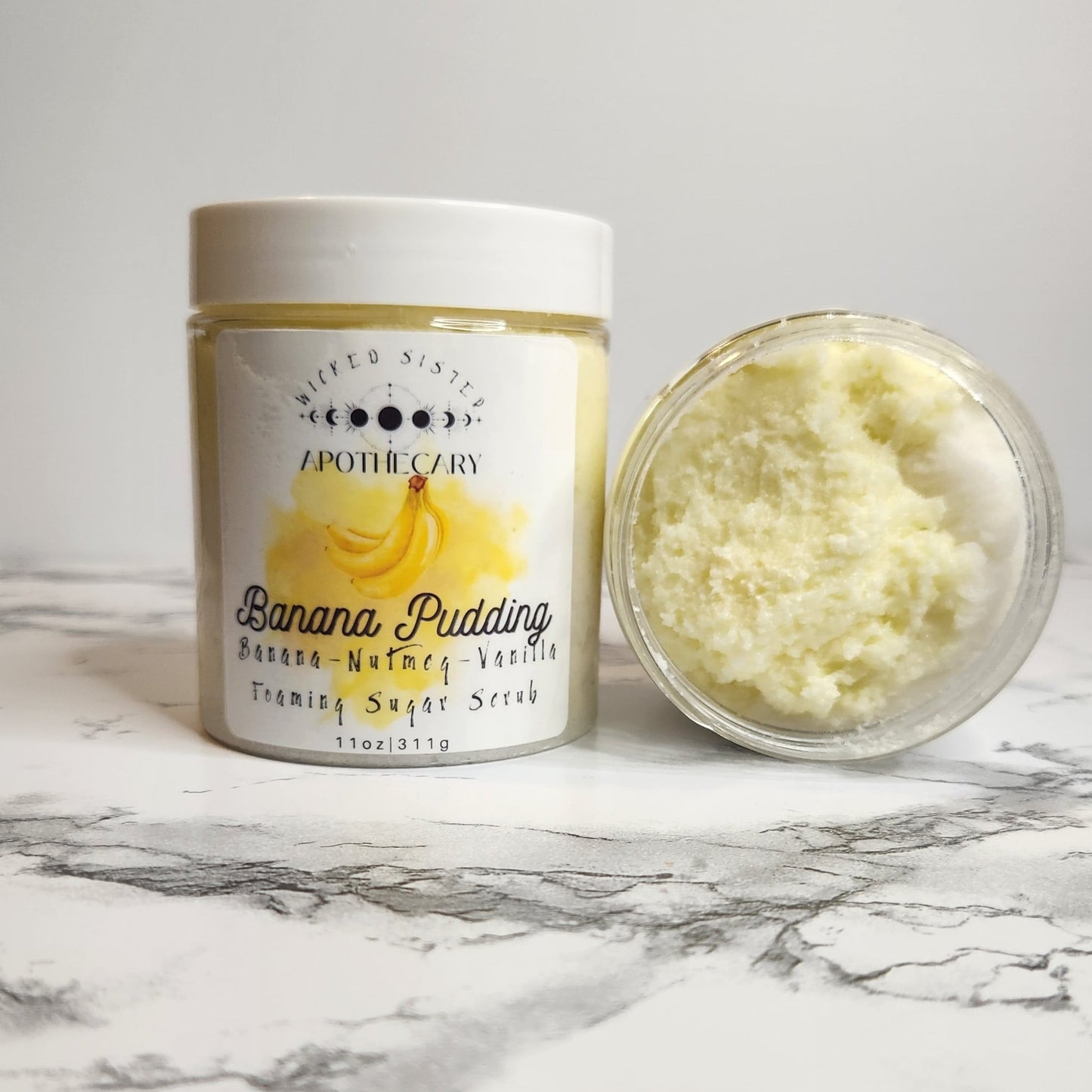 Banana Pudding Foaming Sugar Scrub