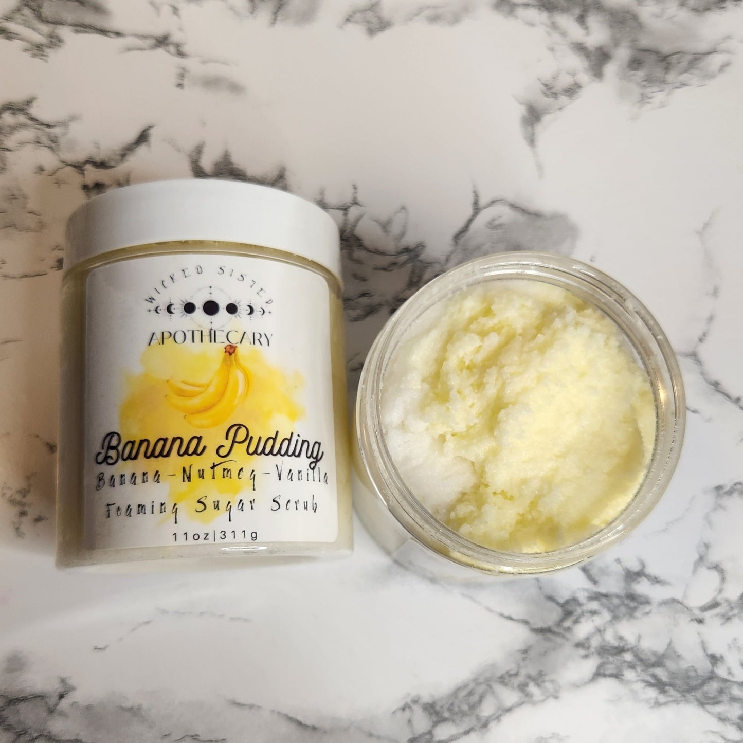 Banana Pudding Foaming Sugar Scrub