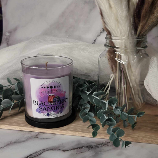 Blackberry Sangria coconut soy candle