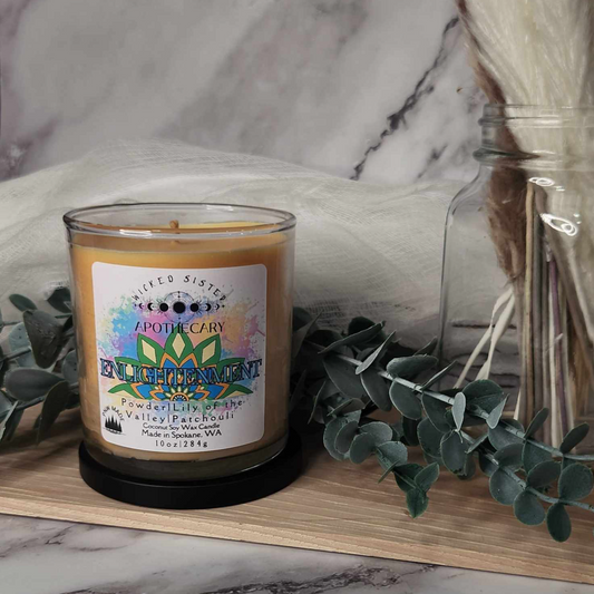 Enlightenment coconut soy wax candle