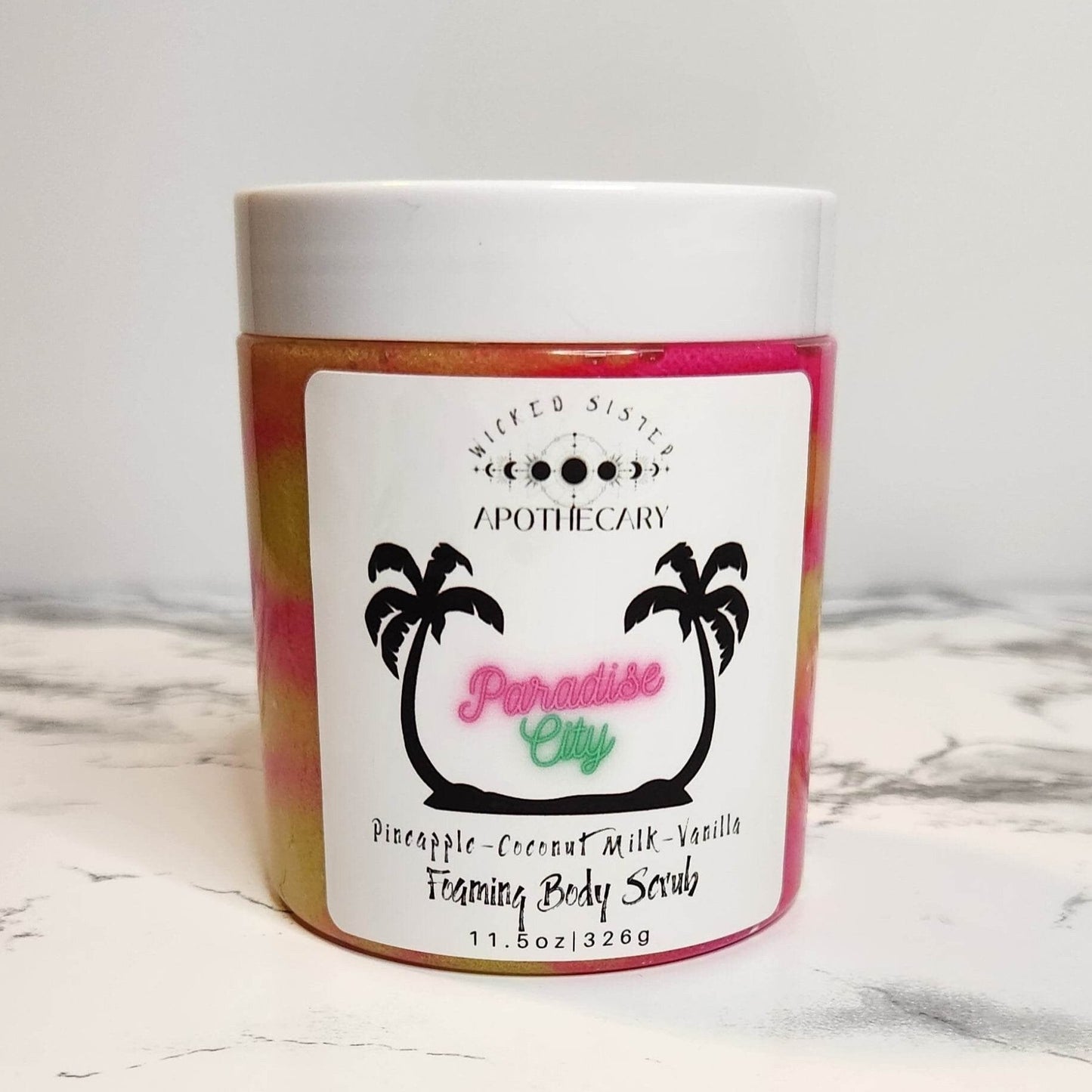 Paradise City Foaming Body Scrub