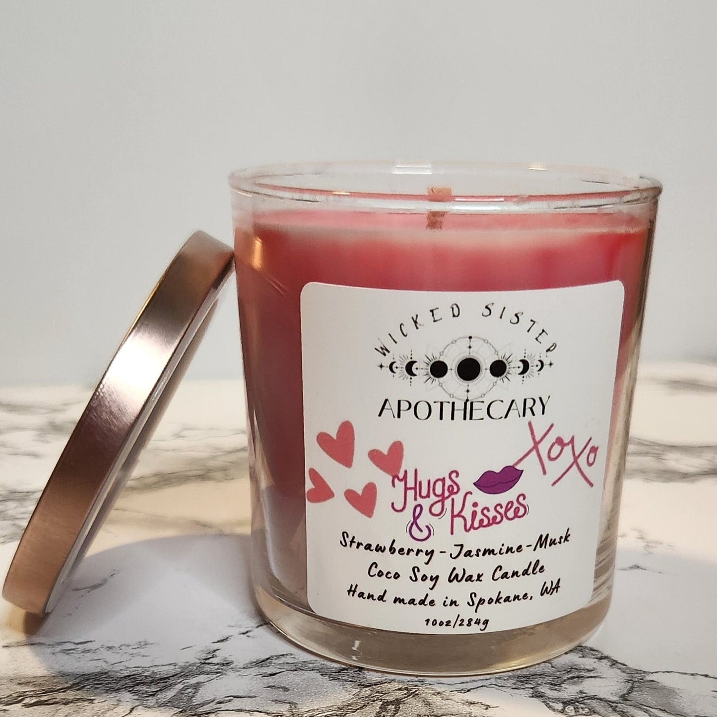 Hugs and Kisses Coco Soy Wax Candle