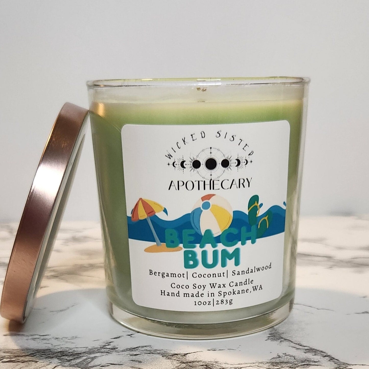 Beach Bum Coco Soy Wax Candle