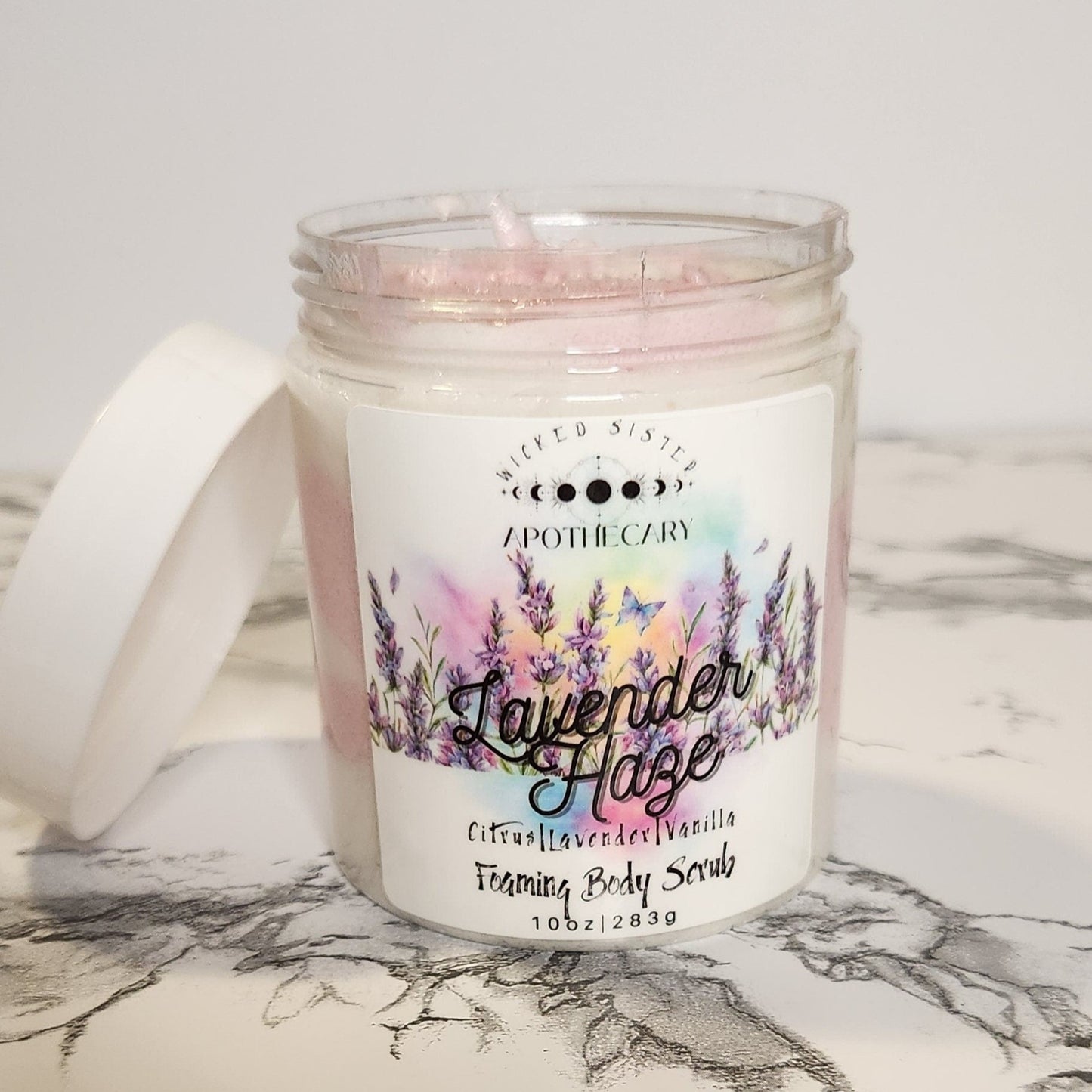 Lavender Haze Foaming Body Scub