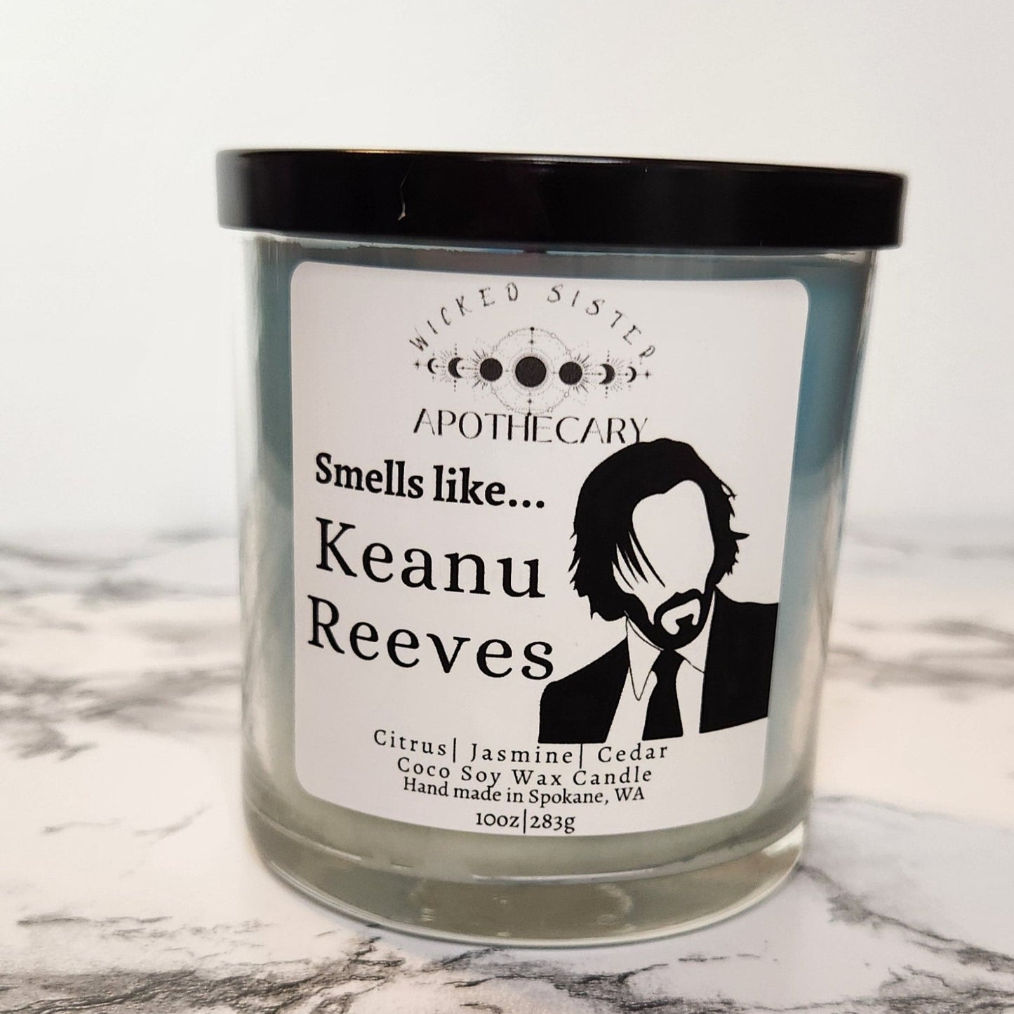 Smells like Keanu Reeves Soy Wax Candle