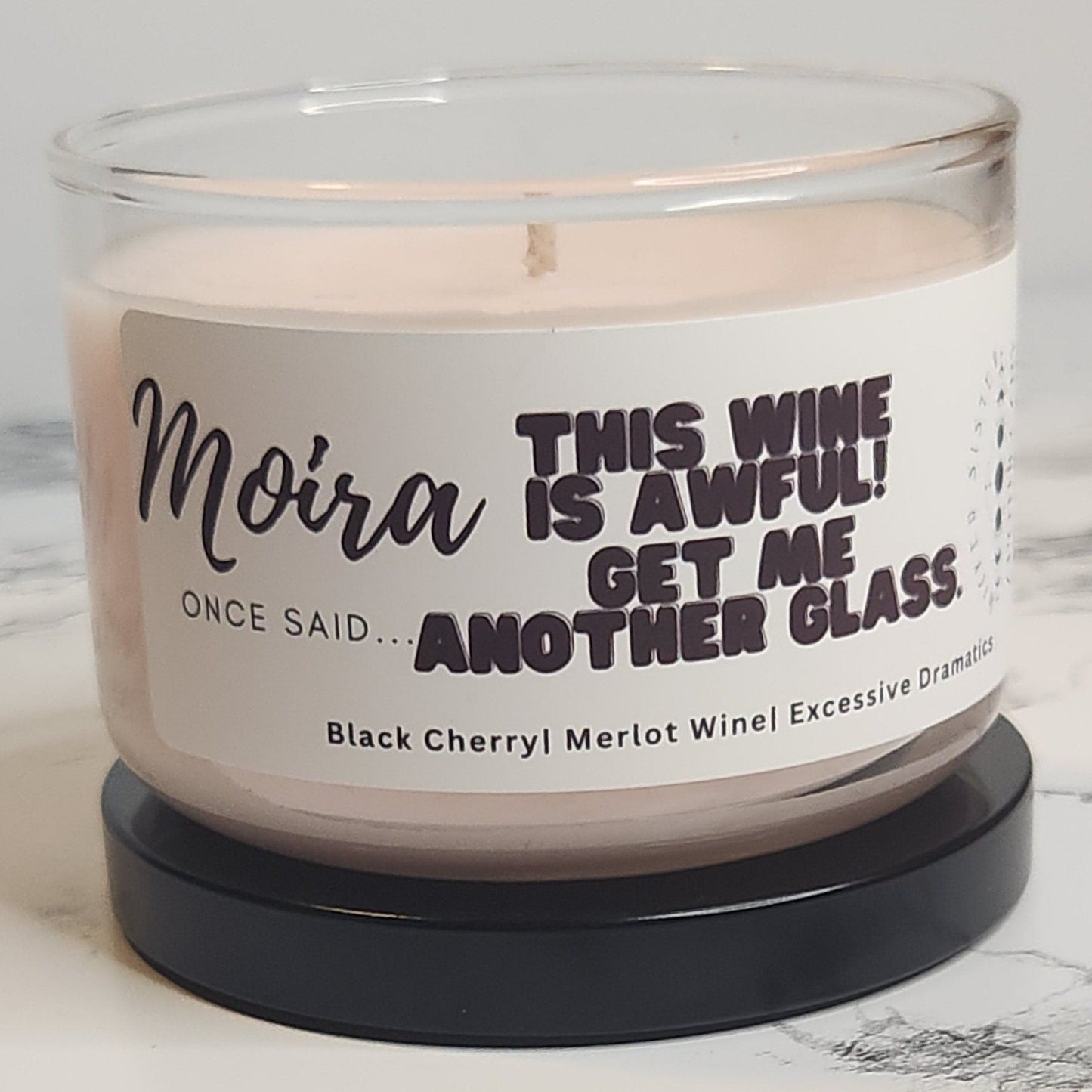 Moira-this wine is awful coconut soy wax candle