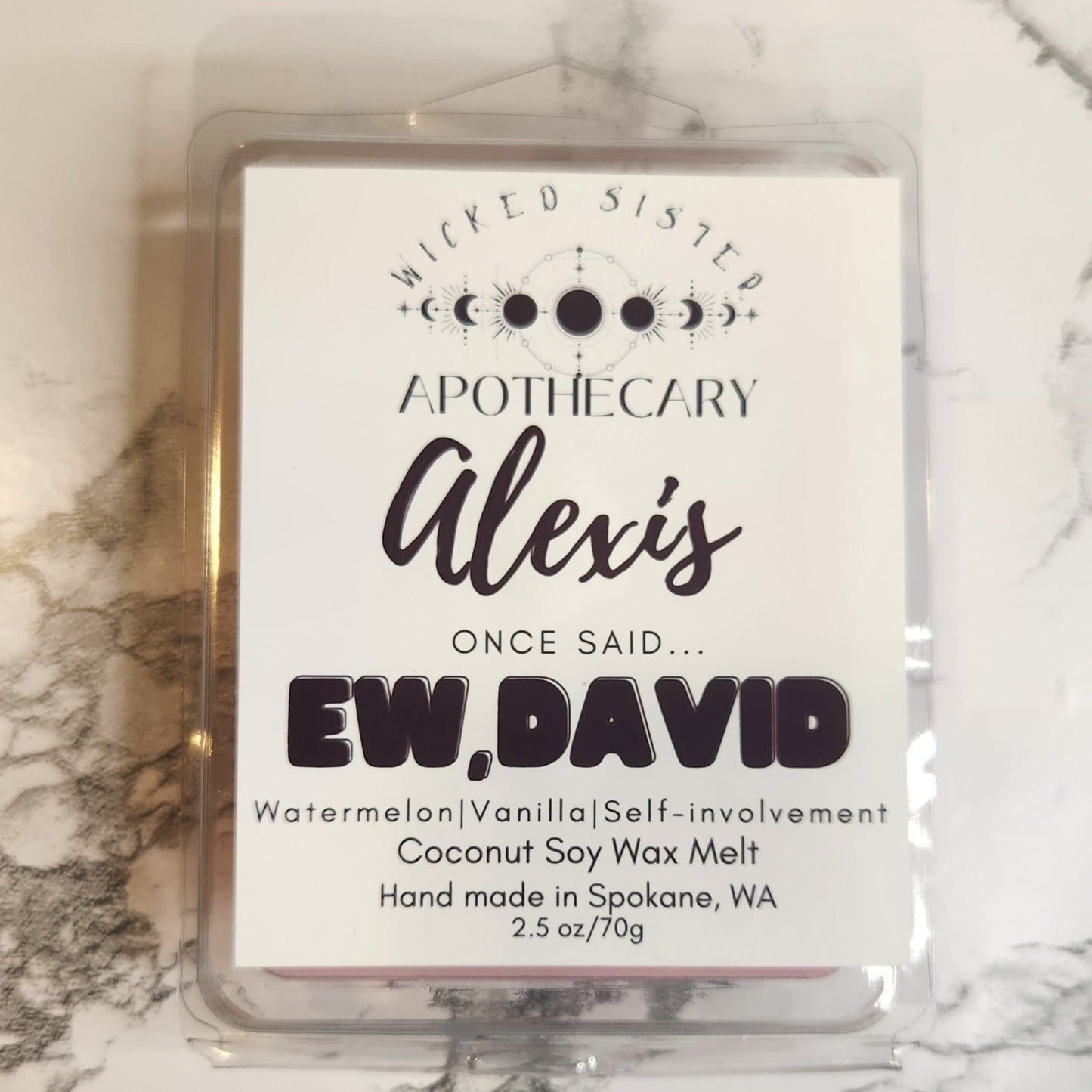 Alexis-Ew, David coconut soy wax melt