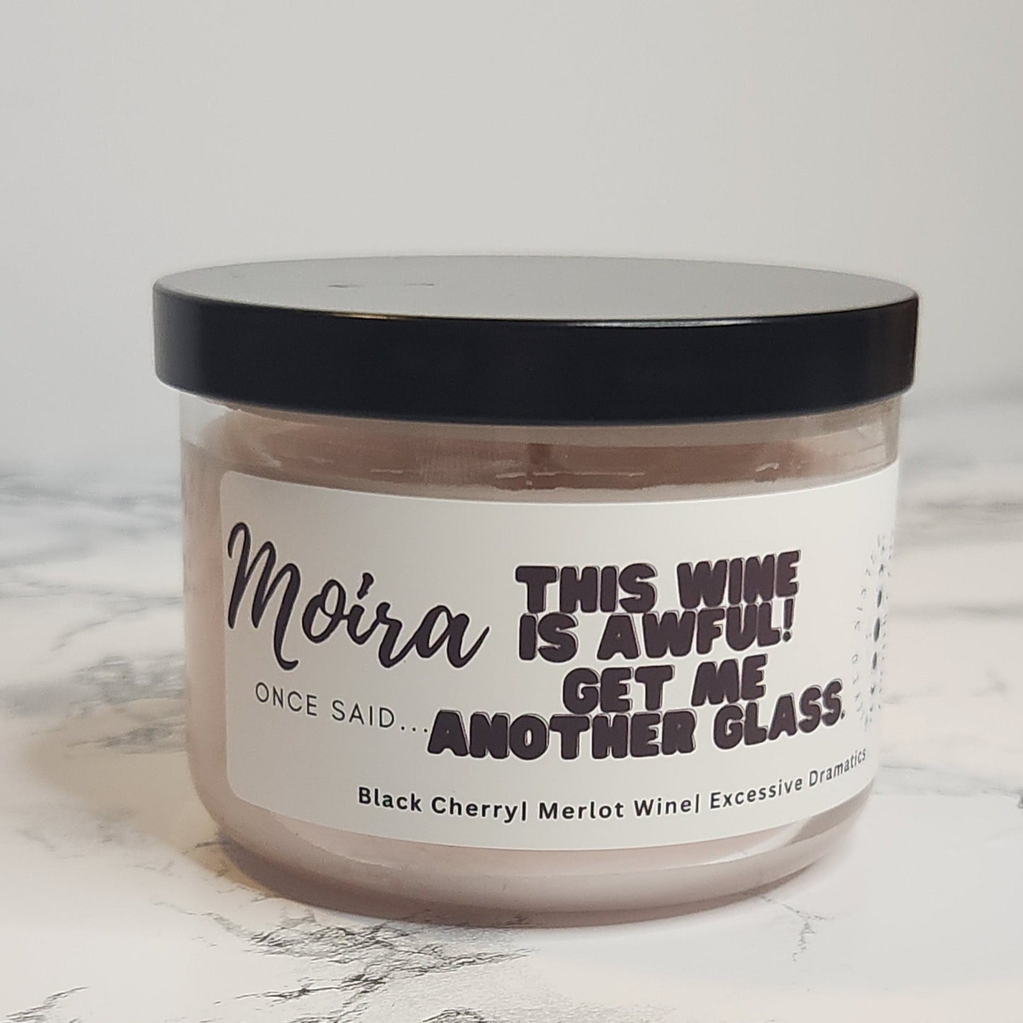Moira-this wine is awful coconut soy wax candle
